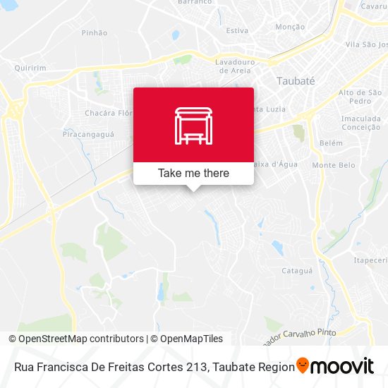Rua Francisca De Freitas Cortes 213 map