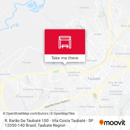 R. Barão De Taubaté 100 - Vila Costa Taubaté - SP 12050-140 Brasil map