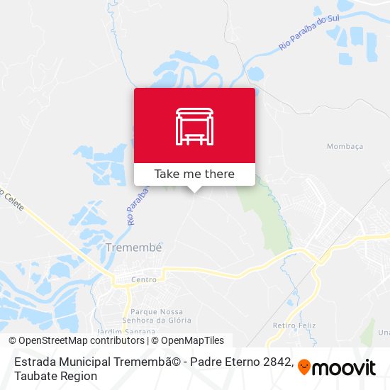 Estrada Municipal Tremembã© - Padre Eterno 2842 map