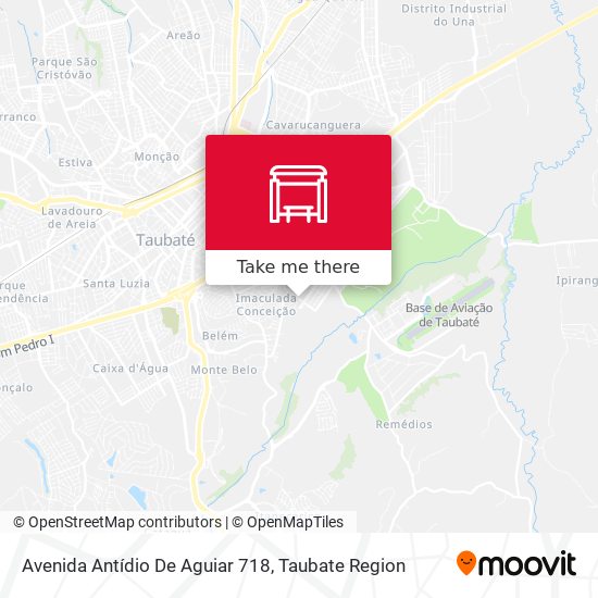 Mapa Avenida Antídio De Aguiar 718