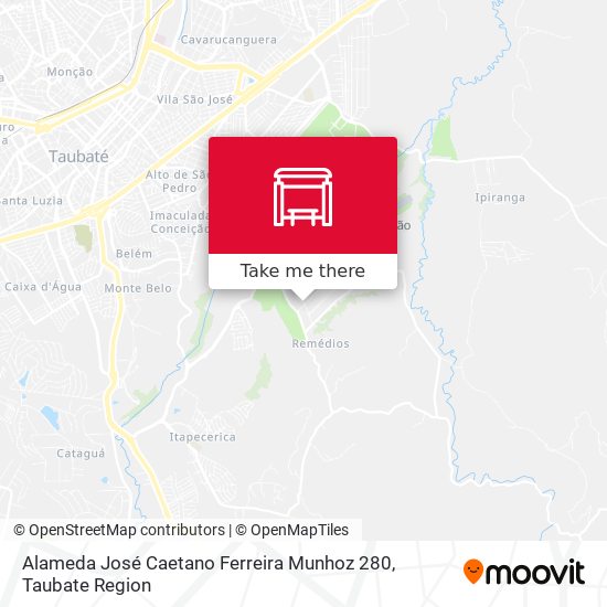 Alameda José Caetano Ferreira Munhoz 280 map