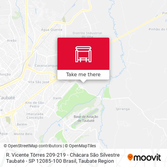 R. Vicente Tôrres 209-219 - Chácara São Silvestre Taubaté - SP 12085-100 Brasil map