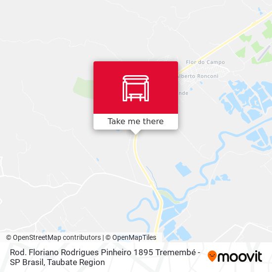 Rod. Floriano Rodrigues Pinheiro 1895 Tremembé - SP Brasil map