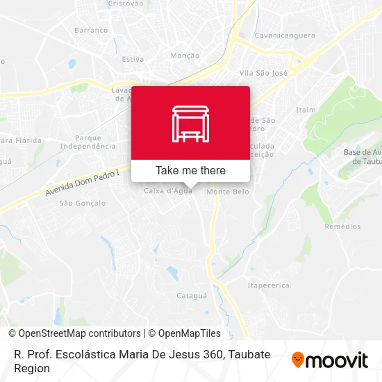 R. Prof. Escolástica Maria De Jesus 360 map