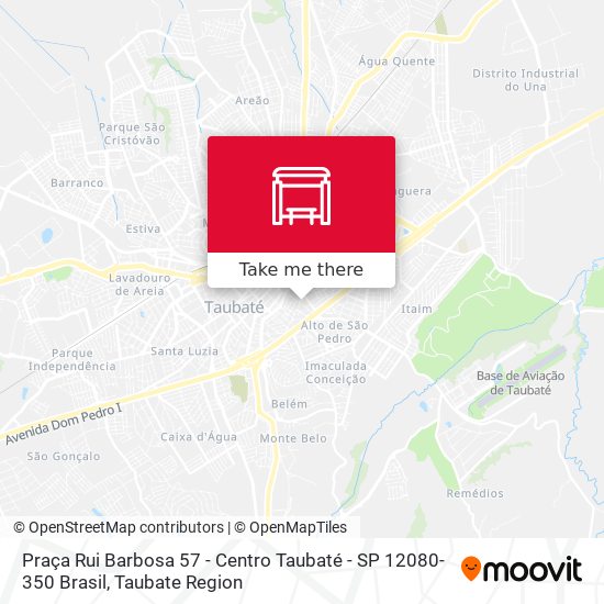Praça Rui Barbosa 57 - Centro Taubaté - SP 12080-350 Brasil map