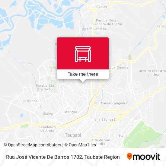 Rua José Vicente De Barros 1702 map