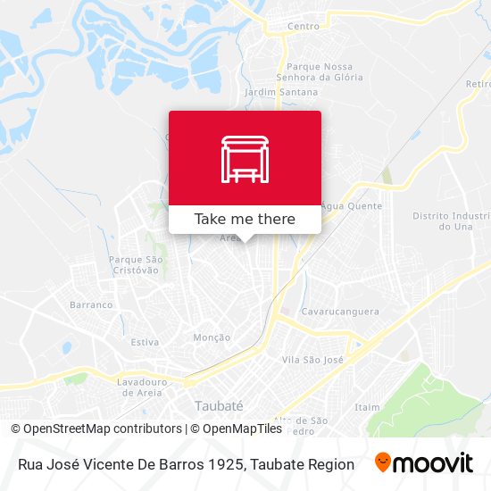 Rua José Vicente De Barros 1925 map