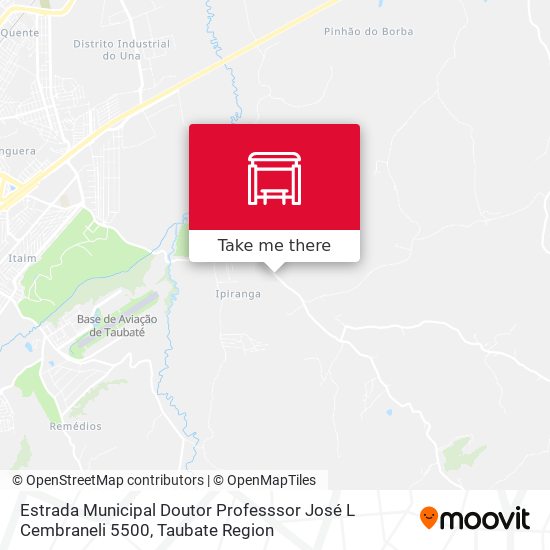 Estrada Municipal Doutor Professsor José L Cembraneli 5500 map