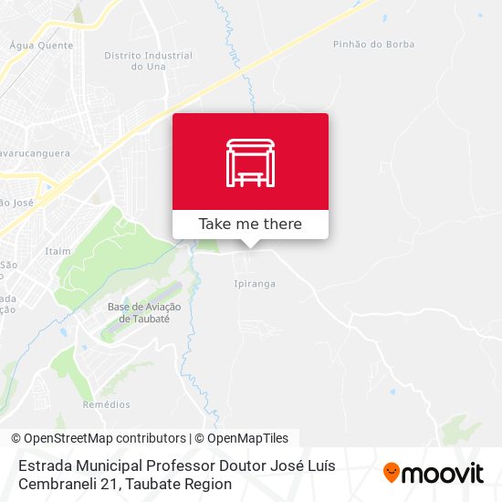 Estrada Municipal Professor Doutor José Luís Cembraneli 21 map