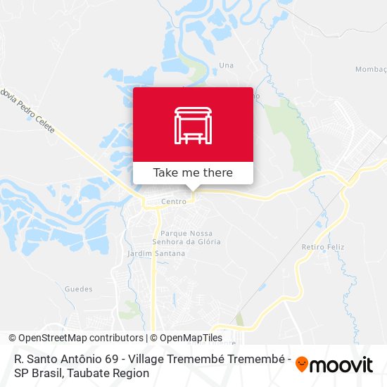 R. Santo Antônio 69 - Village Tremembé Tremembé - SP Brasil map