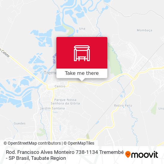 Rod. Francisco Alves Monteiro 738-1134 Tremembé - SP Brasil map