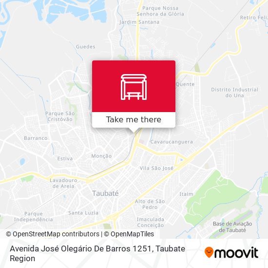 Mapa Avenida José Olegário De Barros 1251