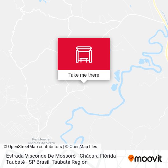 Estrada Visconde De Mossoró - Chácara Flórida Taubaté - SP Brasil map
