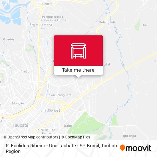 R. Euclides Ribeiro - Una Taubaté - SP Brasil map