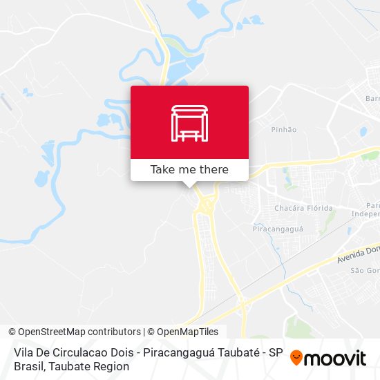 Vila De Circulacao Dois - Piracangaguá Taubaté - SP Brasil map