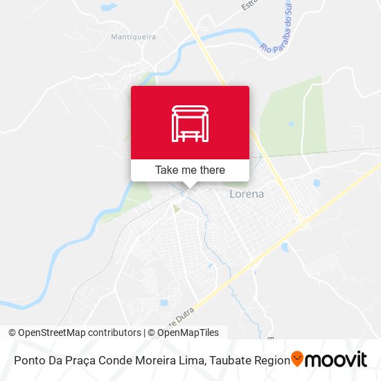 Mapa Ponto Da Praça Conde Moreira Lima