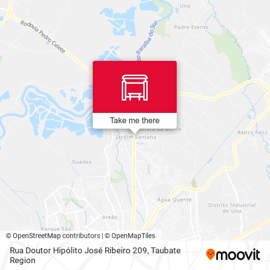 Rua Doutor Hipólito José Ribeiro 209 map
