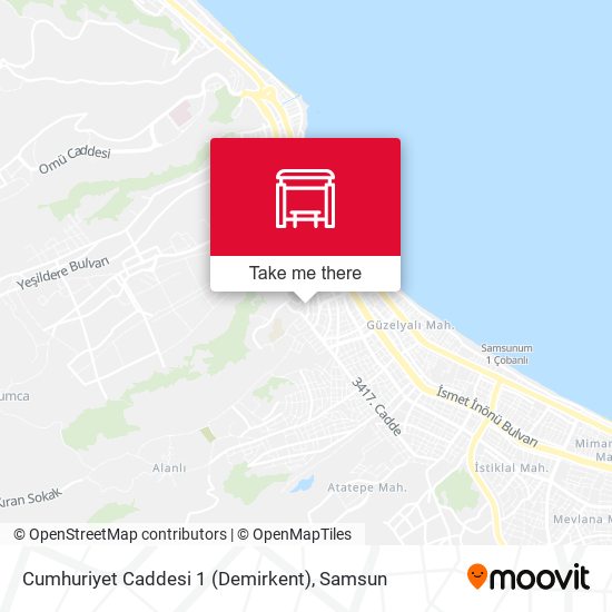 Cumhuriyet Caddesi 1 (Demirkent) map