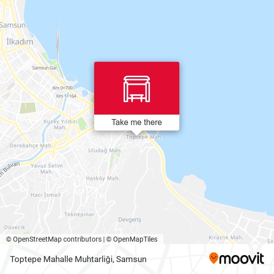 Toptepe Mahalle Muhtarliği map