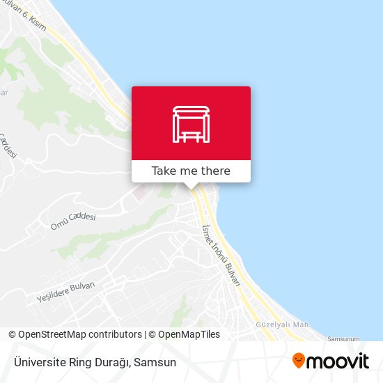 Üniversite Ring Durağı map
