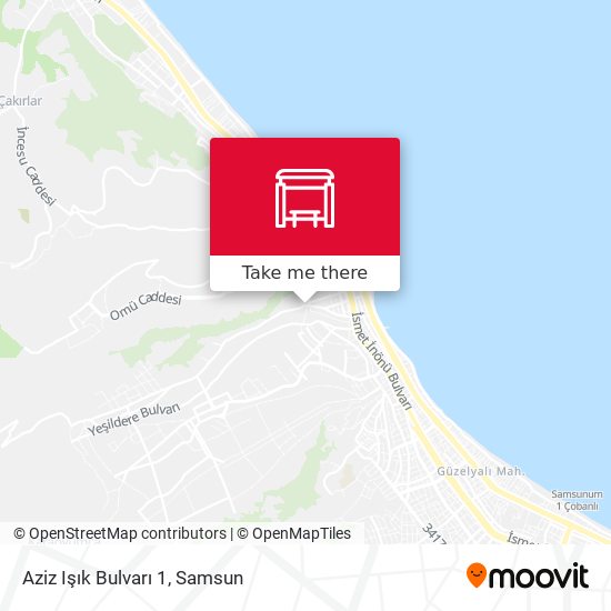 Aziz Işık Bulvarı 1 map