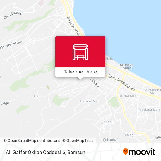 Ali Gaffar Okkan Caddesi 6 map