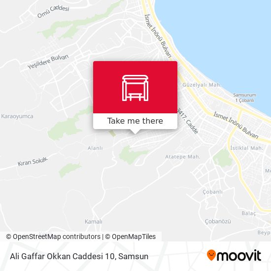Ali Gaffar Okkan Caddesi 10 map