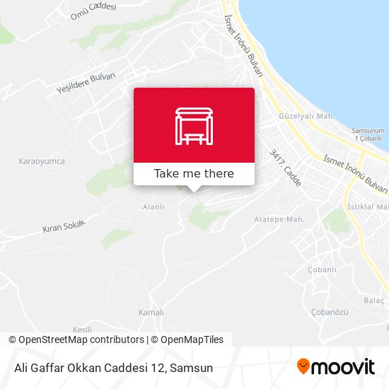Ali Gaffar Okkan Caddesi 12 map