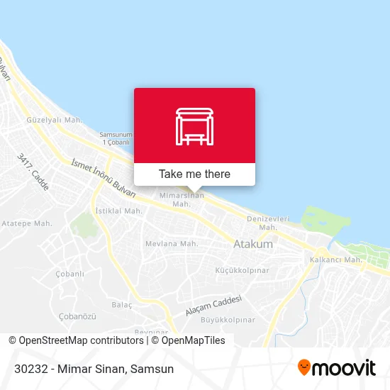 30232 - Mimar Sinan map
