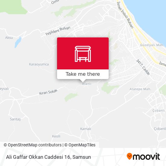 Ali Gaffar Okkan Caddesi 16 map