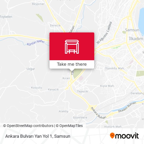 Ankara Bulvarı Yan Yol 1 map