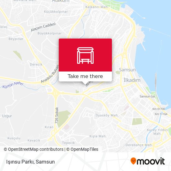 Işınsu Parkı map