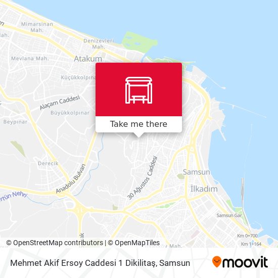 Mehmet Akif Ersoy Caddesi 1 Dikilitaş map