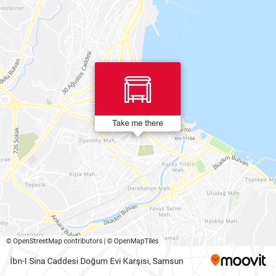 İbn-I Sina Caddesi Doğum Evi Karşısı map