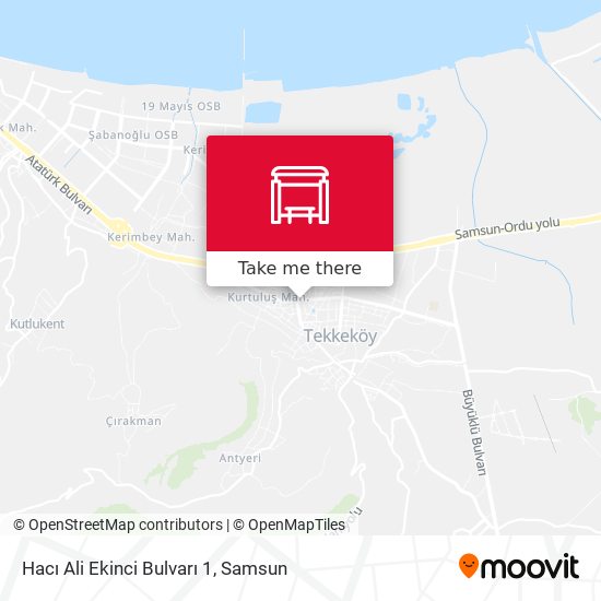 Hacı Ali Ekinci Bulvarı 1 map