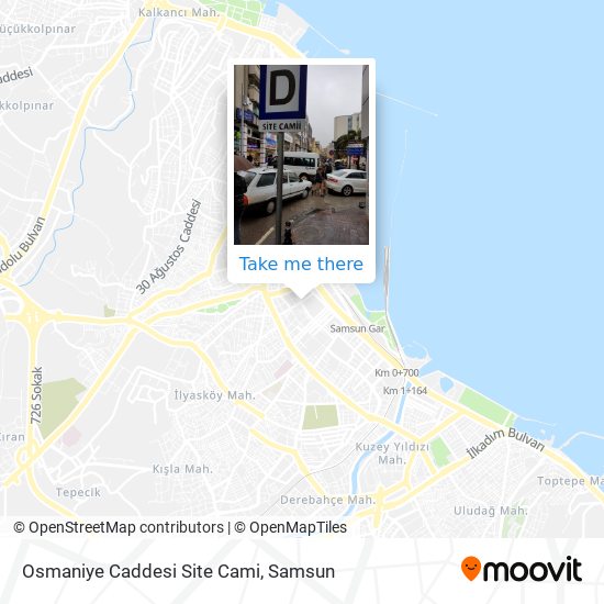 Osmaniye Caddesi Site Cami map
