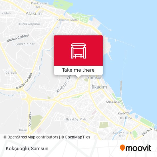 Kökçüoğlu map