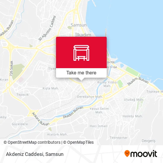 Akdeniz Caddesi map