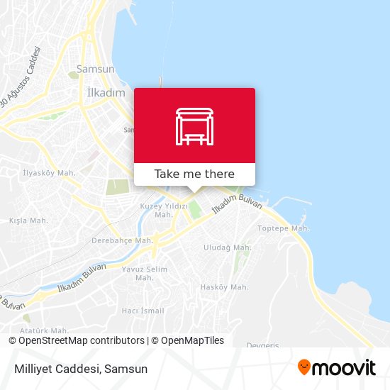 Milliyet Caddesi map