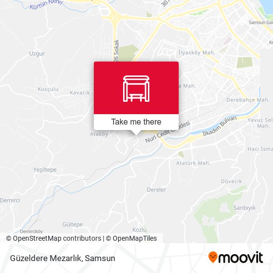 Güzeldere Mezarlık map