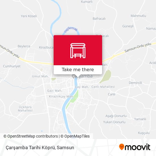 Çarşamba Tarihi Köprü map