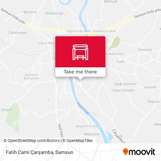 Fatih Cami Çarşamba map