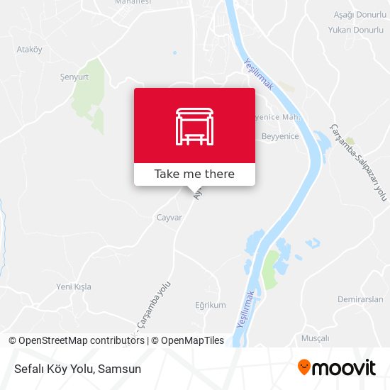 Sefalı Köy Yolu map