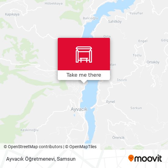 Ayvacık Öğretmenevi map