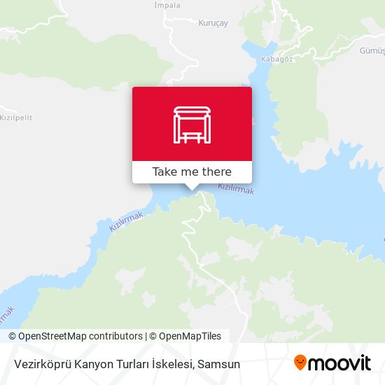 Vezirköprü Kanyon Turları İskelesi map