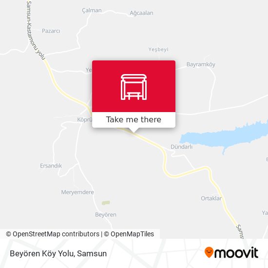 Beyören Köy Yolu map