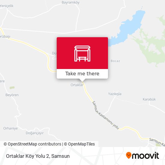 Ortaklar Köy Yolu 2 map