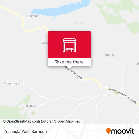 Yazkışla Yolu map