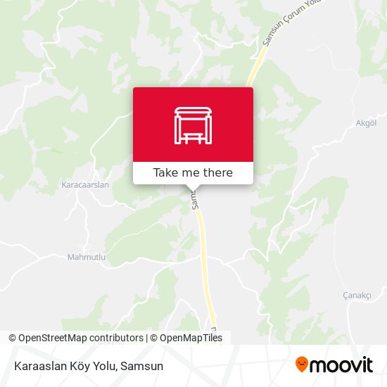 Karaaslan Köy Yolu map