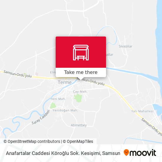Anafartalar Caddesi Köroğlu Sok. Kesişimi map